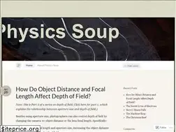 Sites similar to physicssoup.wordpress.com