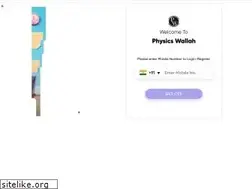 Sites similar to physicswallah.live