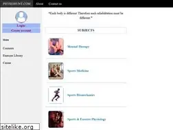 Sites similar to physiohunt.com