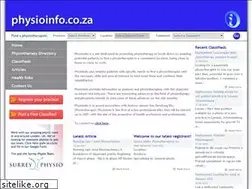 Sites similar to physioinfo.co.za