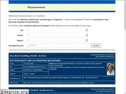 Sites similar to physioseminare.de