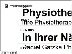 Sites similar to physiotherapie-gatzka.de