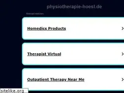 Sites similar to physiotherapie-hoesl.de