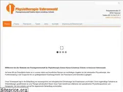 Sites similar to physiotherapie-vahrenwald.de
