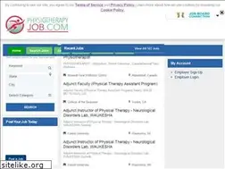 Sites similar to physiotherapyjob.com