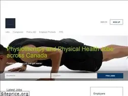 Sites similar to physiotherapyjobscanada.ca