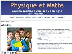 Sites similar to physique-et-maths.fr