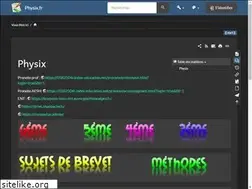 Sites similar to physix.fr