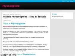 Sites similar to physostigmine.com