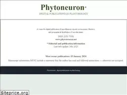 Sites similar to phytoneuron.net