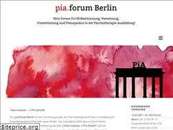 Sites similar to piaforum.de