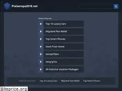 Sites similar to pialaeropa2016.net