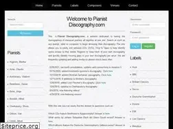 Sites similar to pianistdiscography.com