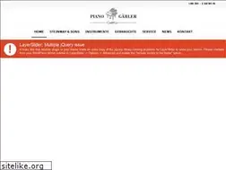 Sites similar to piano-gaebler.de