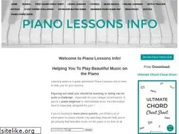 Sites similar to piano-lessons-info.com