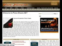 Sites similar to piano-sheets.net