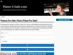 Sites similar to piano4sale.com