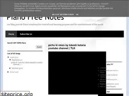 Sites similar to pianofreenotes.blogspot.com