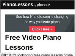 Sites similar to pianolessons.com