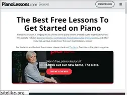 Sites similar to pianolessons.net