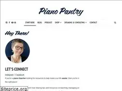 Sites similar to pianopantry.com