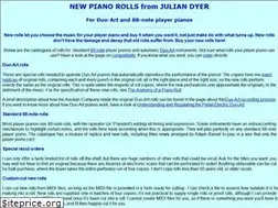 Sites similar to pianorolls.co.uk