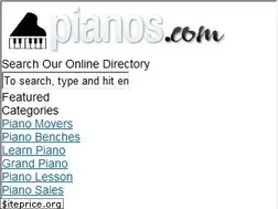 Sites similar to pianos.com