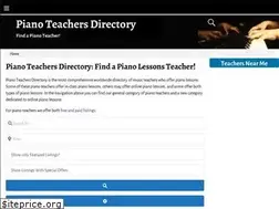 Sites similar to pianoteachersdirectory.com