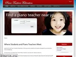Sites similar to pianoteachersfederation.org