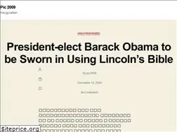 Sites similar to pic2009.org