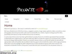 Sites similar to piccante.co