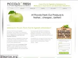 Sites similar to piccolofresh.com.au