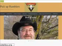 Sites similar to pick-up-ramblers.de