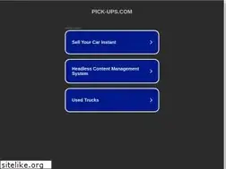 Sites similar to pick-ups.com