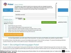 Sites similar to pickelschnellloswerden.de