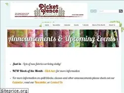 Sites similar to picketfencequilt.com