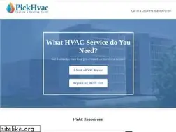 Sites similar to pickhvac.com
