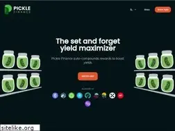 Sites similar to pickle.finance
