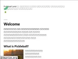 Sites similar to pickleball.land