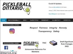 Sites similar to pickleballontario.org