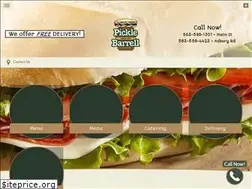 Sites similar to picklebarrellsubs.com