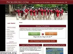Sites similar to pickleburg.com