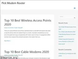 Sites similar to pickmodemrouter.com