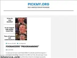 Sites similar to pickmy.org