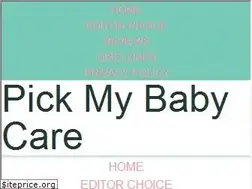 Sites similar to pickmybabycare.com