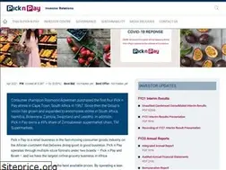 Sites similar to picknpay-ir.co.za