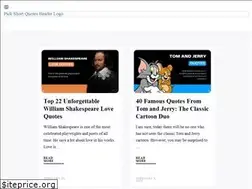 Sites similar to pickshortquotes.com