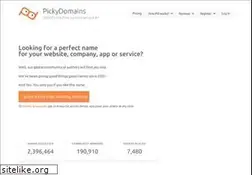 Sites similar to pickydomains.com