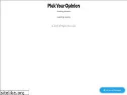 Sites similar to pickyouropinion.com