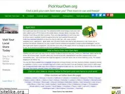 Sites similar to pickyourown.org